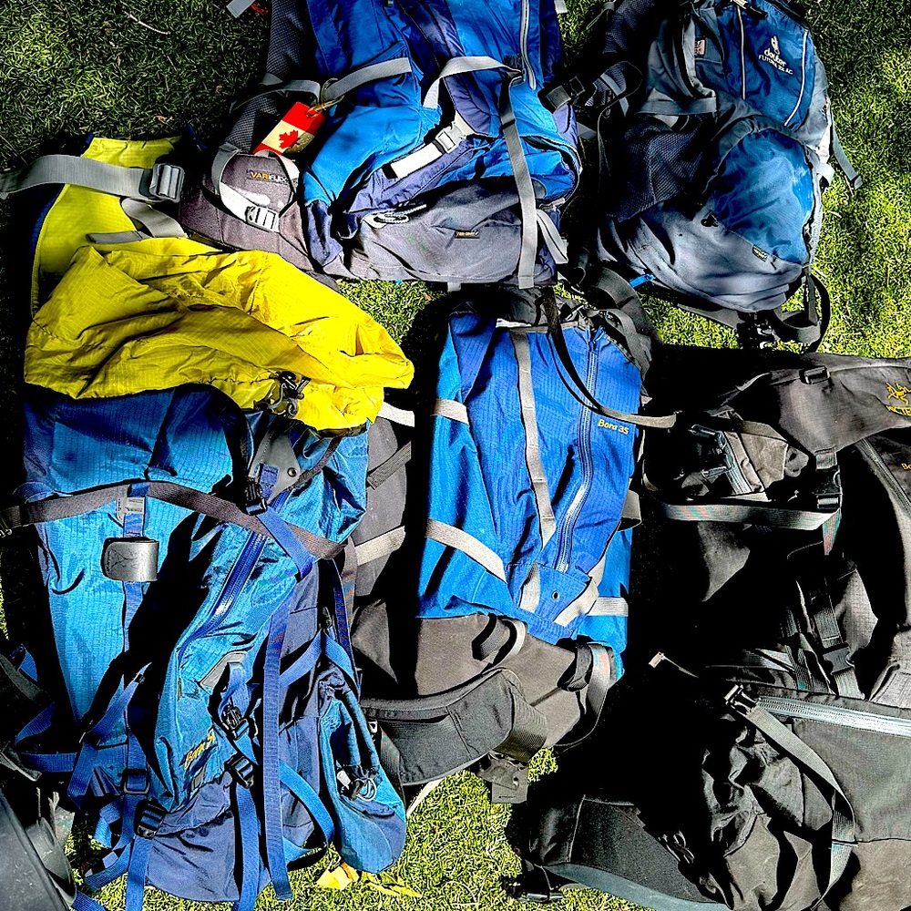 Arc’teryx and Deuter Backpacks For Sale.